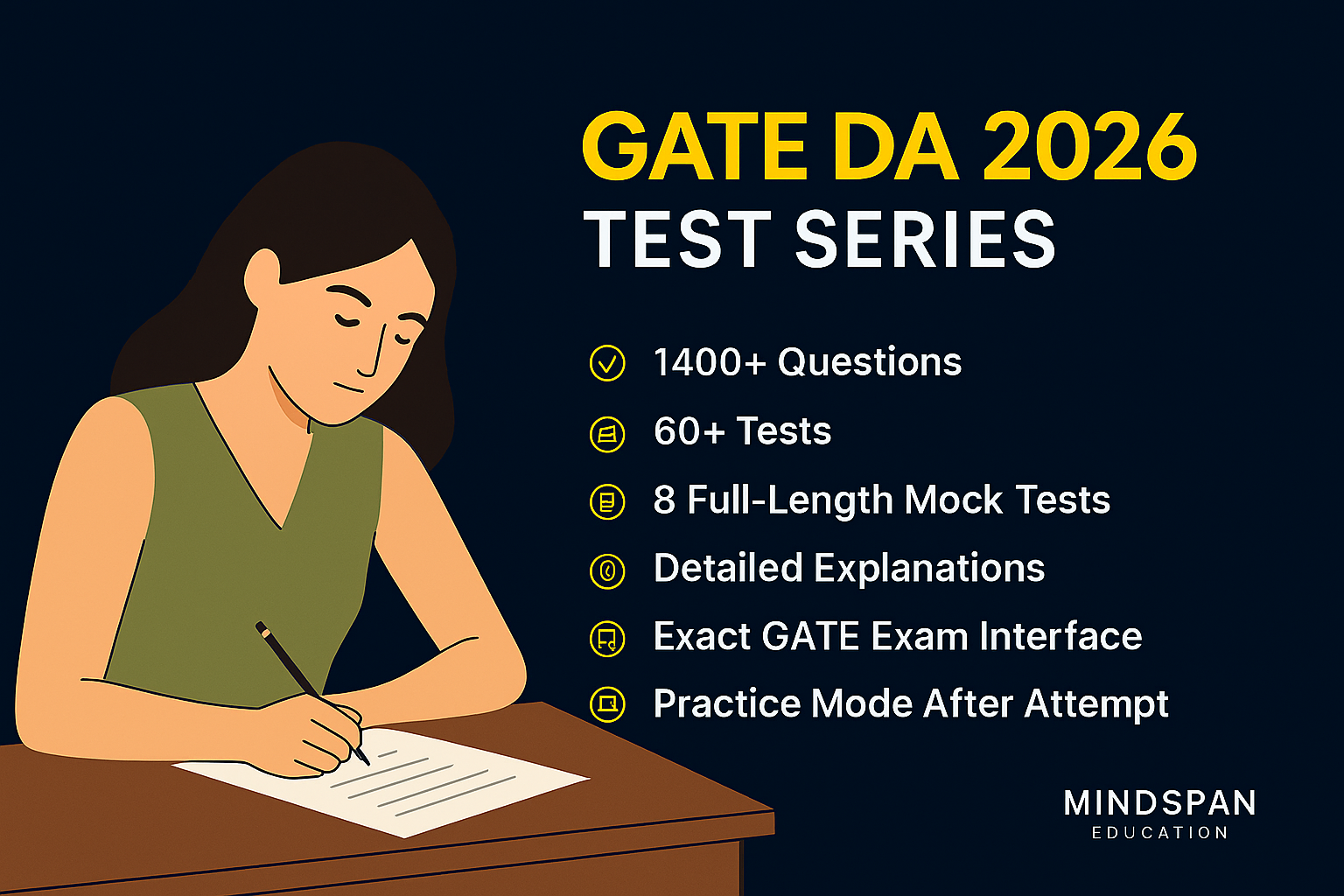 GATE DA 2… - GATE practice test series